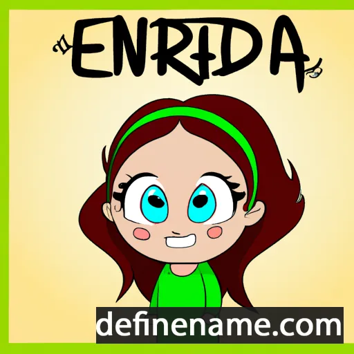 cartoon of the name Endrra