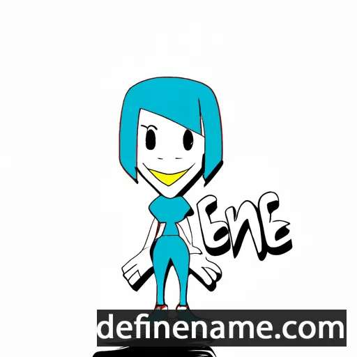 cartoon of the name Ene