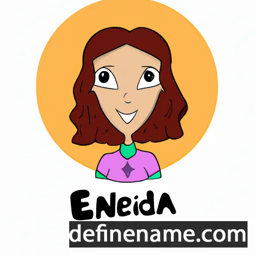 cartoon of the name Enedina