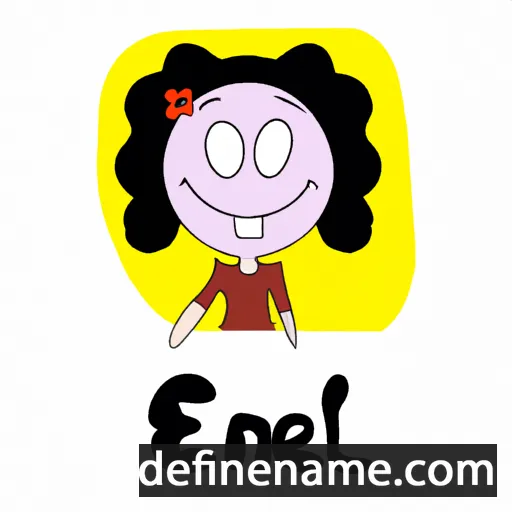 cartoon of the name Eneli