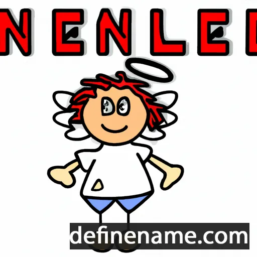 cartoon of the name Engelke