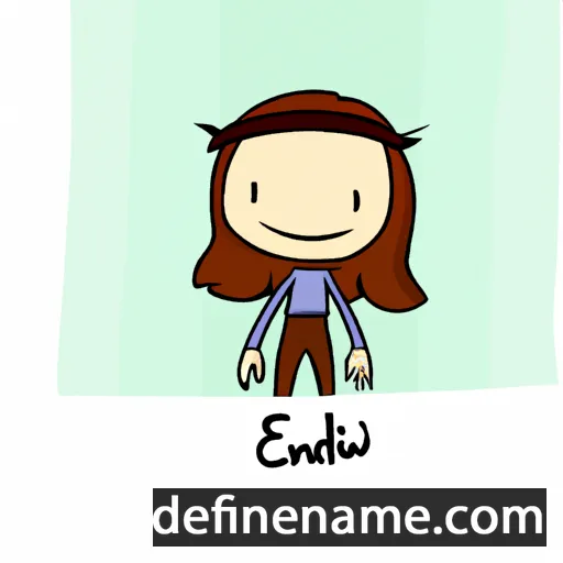 cartoon of the name Enidwen