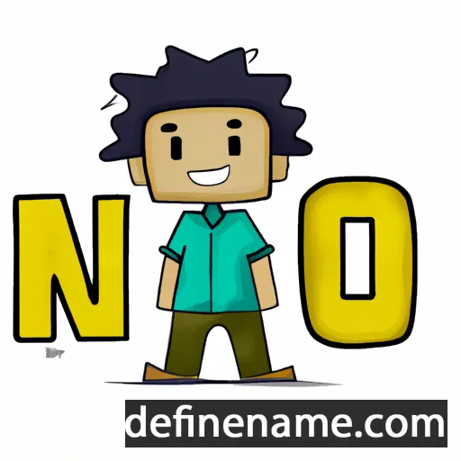 cartoon of the name Enjo