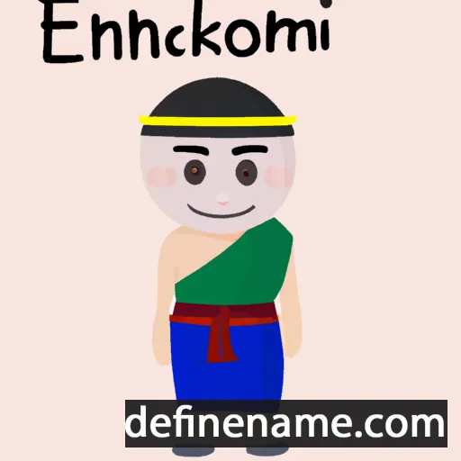 Enkhmönkh cartoon