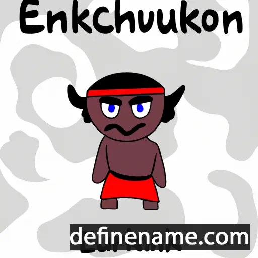 Enkhsaruul cartoon