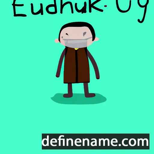 cartoon of the name Enkhsuvd