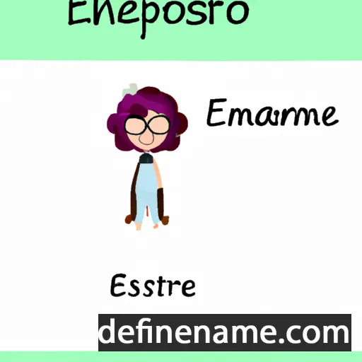 cartoon of the name Ératosthène