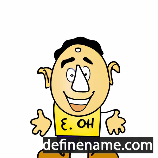 cartoon of the name Enoh