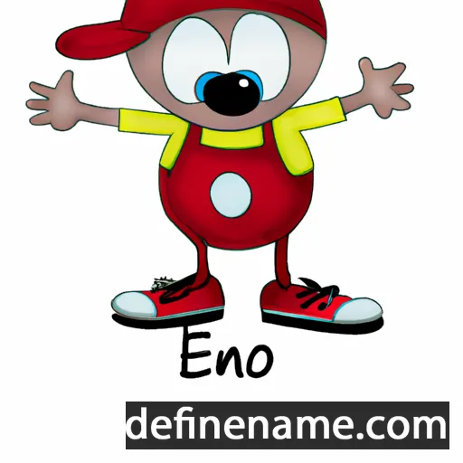 cartoon of the name Enoš