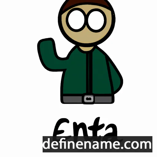 cartoon of the name Entla