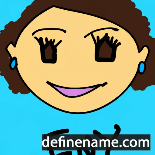 cartoon of the name Eny