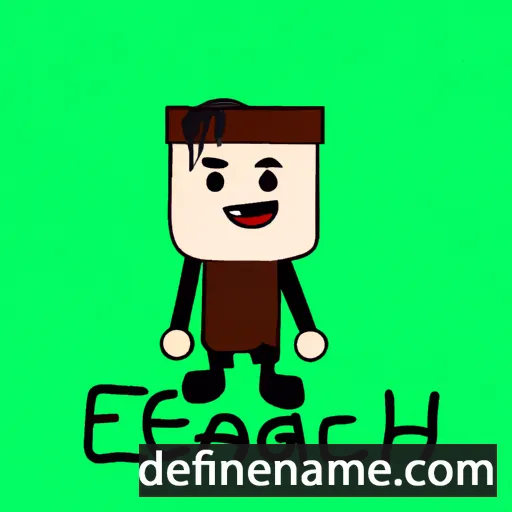 cartoon of the name Eochagán