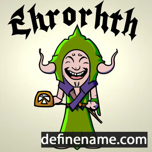 cartoon of the name Eormenthryth