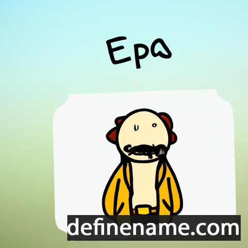 Epafrás cartoon