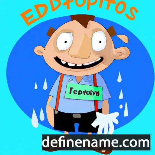 cartoon of the name Epafroditos