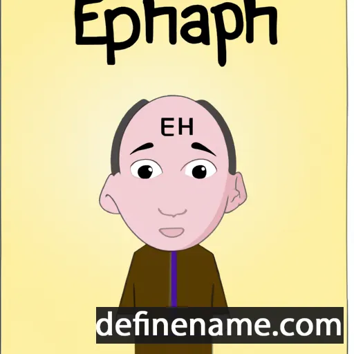 cartoon of the name Ephah