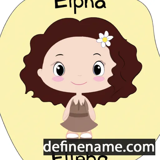 cartoon of the name Ephelia