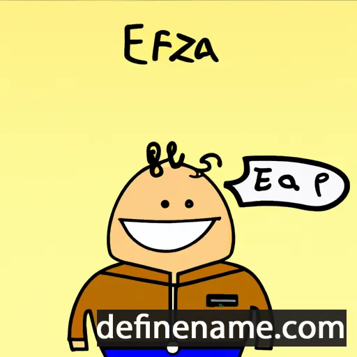 cartoon of the name Erafaz