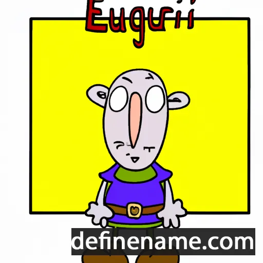 cartoon of the name Ercanulf