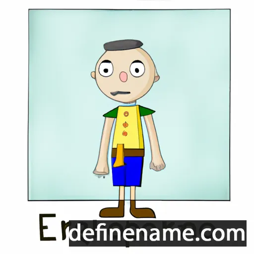 cartoon of the name Ercolano