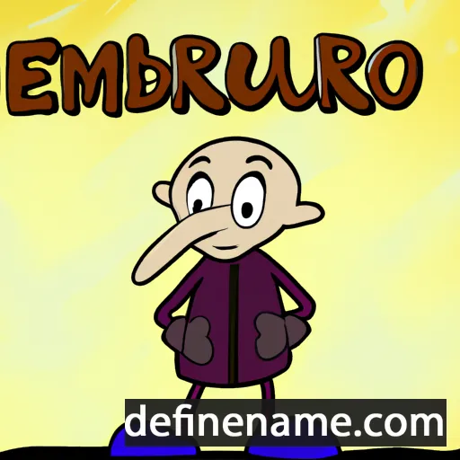 cartoon of the name Erembourc