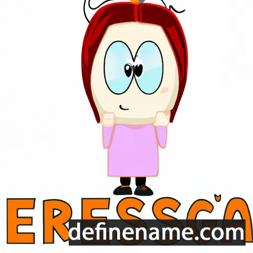 cartoon of the name Ergesa