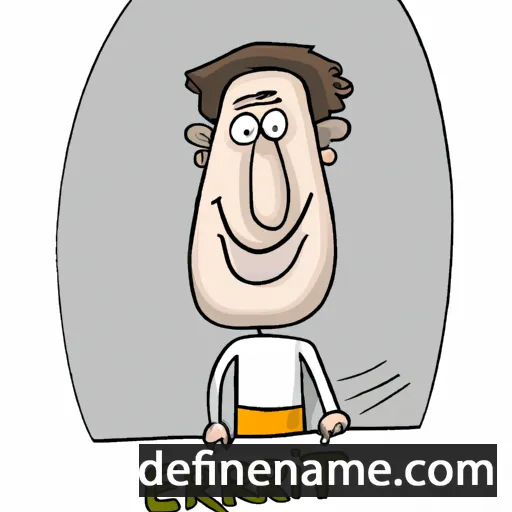 cartoon of the name Eribert