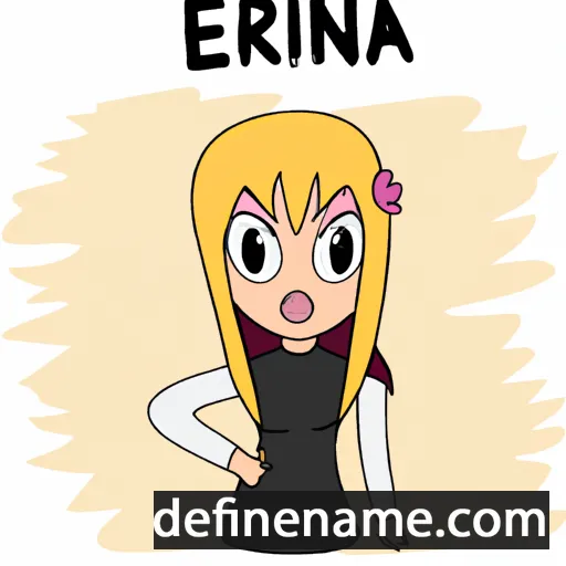 Erina cartoon