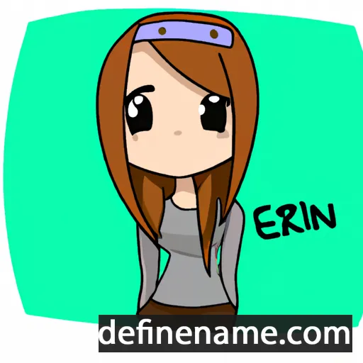 cartoon of the name Erinn