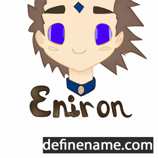 cartoon of the name Erion