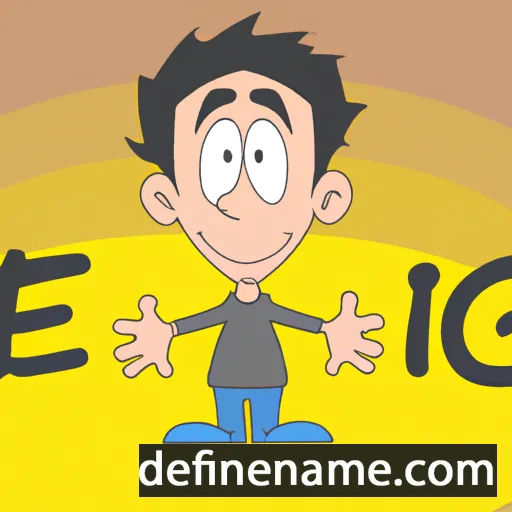 cartoon of the name Eriq