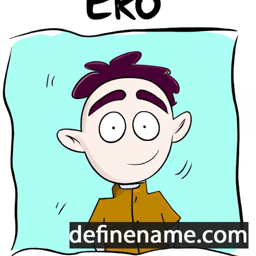 cartoon of the name Erko