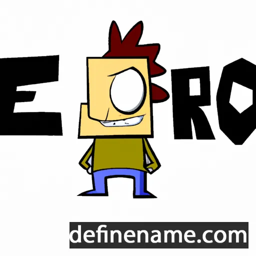 cartoon of the name Erko