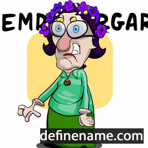 cartoon of the name Ermengarda