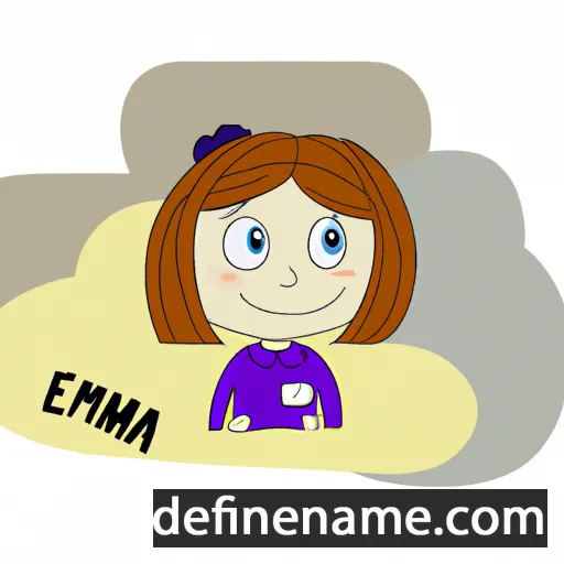 cartoon of the name Ermila