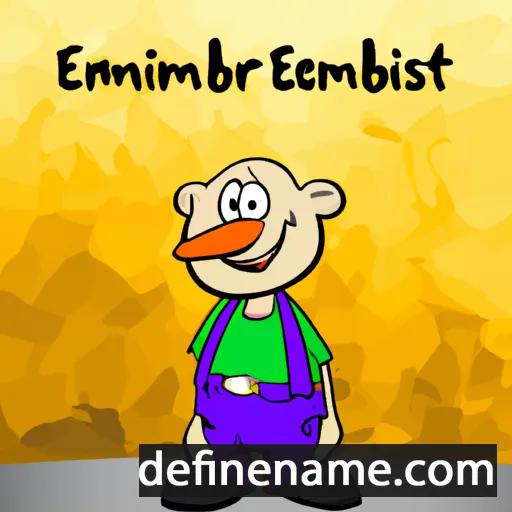 cartoon of the name Erminbert