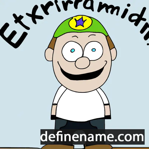 cartoon of the name Erminhard