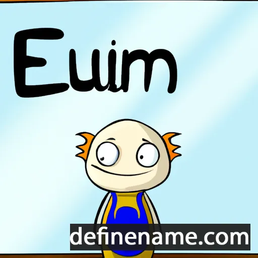 cartoon of the name Erminulf