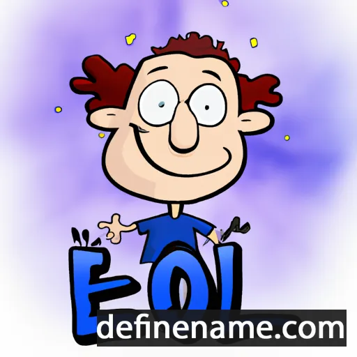 cartoon of the name Éloi