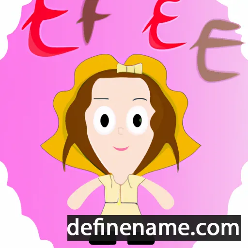 cartoon of the name Effie