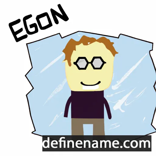 cartoon of the name Egon