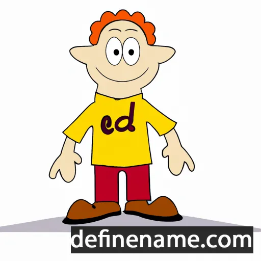 cartoon of the name Eidel