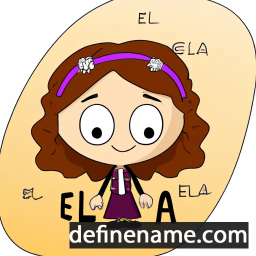 cartoon of the name Eila