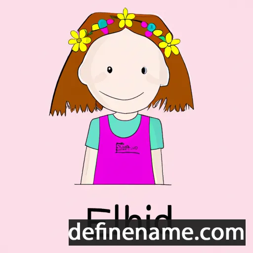 cartoon of the name Eilidh