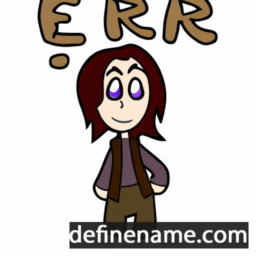 cartoon of the name Eir