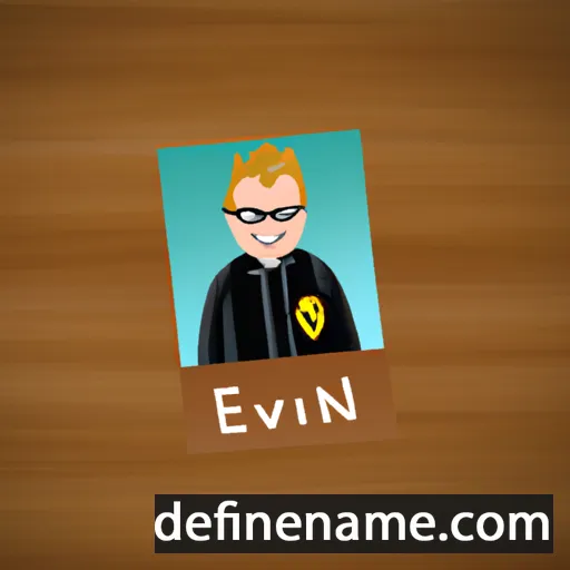 cartoon of the name Eivind