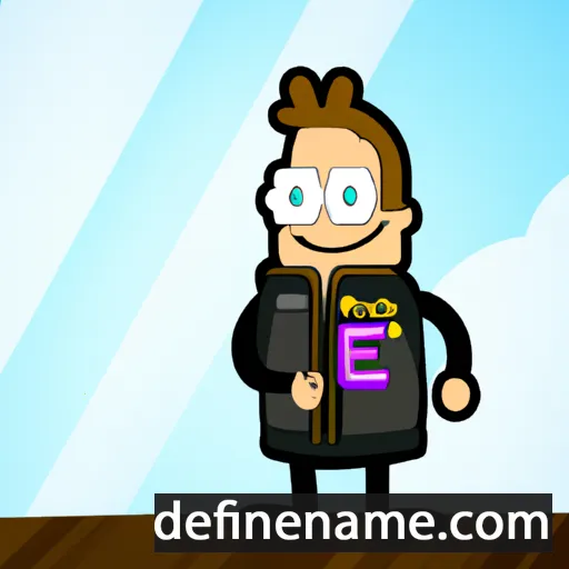 cartoon of the name Ekkehard