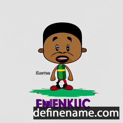 cartoon of the name Ekwueme