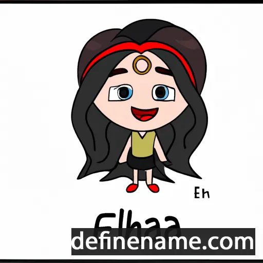 Elaheh cartoon