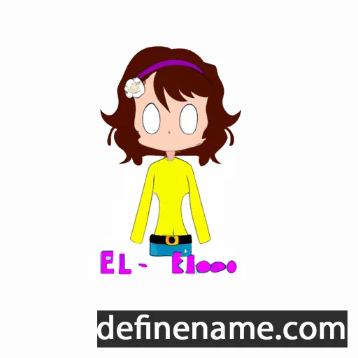 cartoon of the name Eléonore